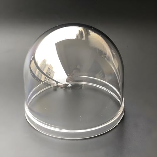 High Definition 3 Inch Acrylic Clear Camera Dome Cover, Cylindrical Elevator Protective Glass Lens Cap, Plexiglass Circular Column Security CCTV Camera Dome Housing Diamter 84mm, Height 77mm