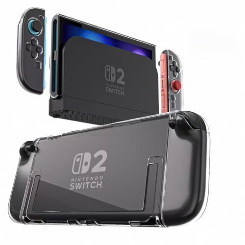 Protective Case for Nintendo Switch 2, Dockable Clear Shell Kit, 7.9inch - size: Switch 2 7.9inch