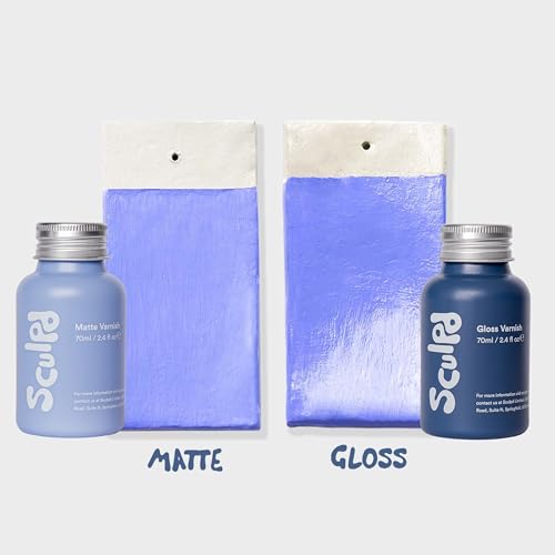 Sculpd Air Dry Clay Glaze, Waterproof Gloss Varnish, 2.37 Fl Oz (70ml) - color: Gloss Varnish, size: 70 ml