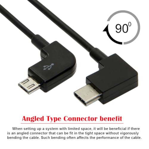 cablecc Remote Controller OTG Data Cable Type-C to Micro USB Compatible with FPV Aerial Photography Mavic Pro Platinum Mavic Pro RC Accessories - style: Type-C to Micro USB