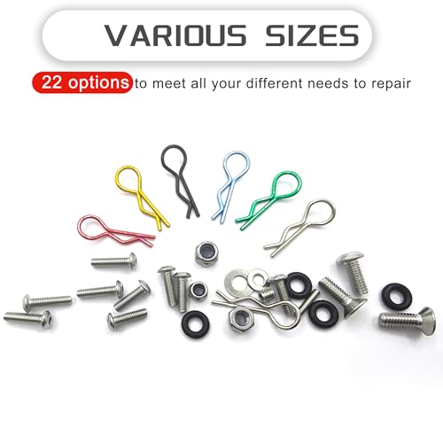 1008Pcs Universal RC Screw Assortment Kit 304 Stainless Steel for Traxxas