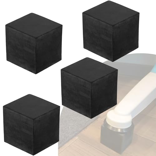 Rubber Blocks Anti-Vibration Hard Pads 2"/ 50mm Square Non-Slip Vibration Damping Mats for HVAC Air Compressor AC Units - 4 PCS 2" x 2" x 2" (50mm TH) - size: 2"/ 50mm Thickness