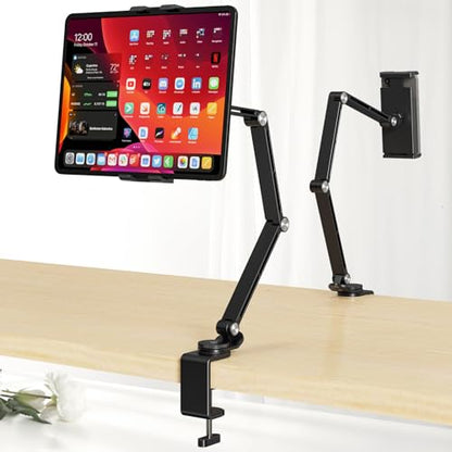 Houele Tablet Stand Holder iPad Stand for Desk iPad Desk Mount - color: Black
