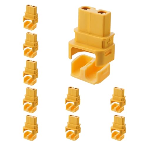 ELFCULB 10PCS Amass XT30ULW-A Female Connectors for FPV Drones - color: 10pcs XT30ULW-A Female