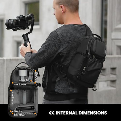 TARION Camera Sling Bag Compact Photography Shoulder Bag, Black TR-S - color: Sling Bag Black, size: Large
