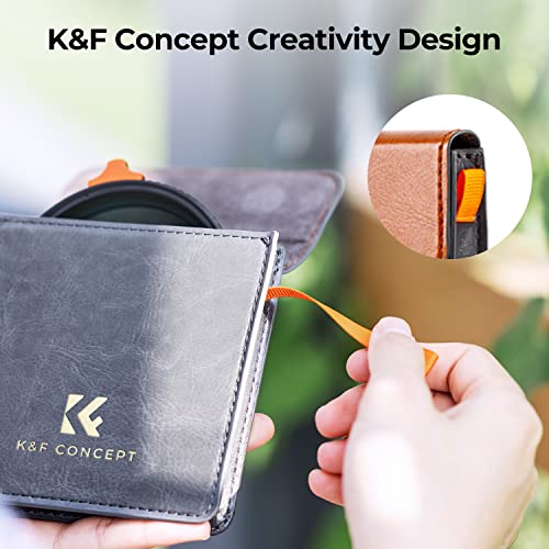 K&F CONCEPT 55mm Black Diffusion 1/4 & Variable ND2-400 2 in 1 Lens Filter - size: 55mm