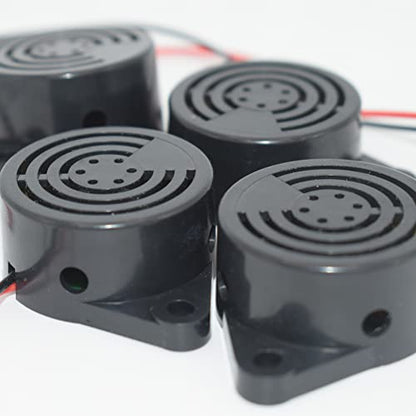 5PCS SFM-27 DC 3-24V Alarm Siren Electronic Piezo Active Buzzer, 95dB High Decibel Continuous Beep Speaker for Arduino