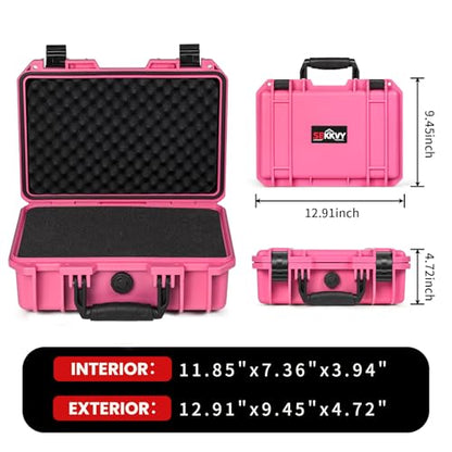 SEKKVY Gun Case for Handguns, Pistol Case Hard Shell - color: 1-Pistol Case, Pink
