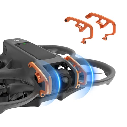 Avata 2 Gimbal Guard & Bumper - Aluminum Alloy Protection Bar for DJI Avata 2 FPV Drone Accessories (Orange) - color: Orange