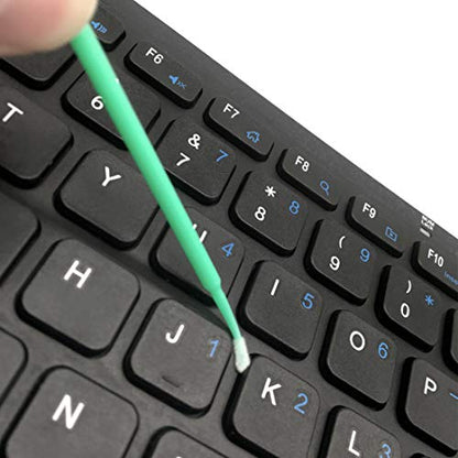 100 Pack Phone Charge Port Cleaning Tool kit,Bendable Mini Soft Round Brushes Cleaner Compatible with iPhone 11 Pro Speaker Tablet Camera Laptop Computer Smartphone - color: Green