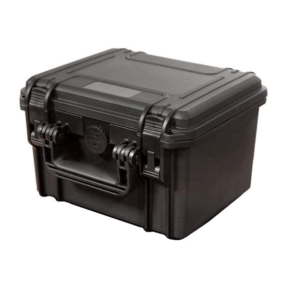 MyCaseBuilder Doro 0907-6 Heavy-Duty Waterproof Hard Case, for Electronics, Cameras, Drones, Guns, Optics - No Foam, 9x7x6 Inch, Black