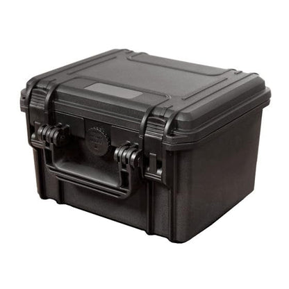 MyCaseBuilder Doro 0907-6 Heavy-Duty Waterproof Hard Case, for Electronics, Cameras, Drones, Guns, Optics - No Foam, 9x7x6 Inch, Black