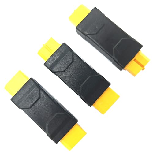 XT60 Connector no Wire Adapter,XT60 Connector Adapter for RC FPV Car Plane Drone LiPo Battery etc XT60 Port Conversion