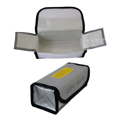 Battery Protect Bag 7x3 – Fireproof & Flame-Retardant Safety Gear