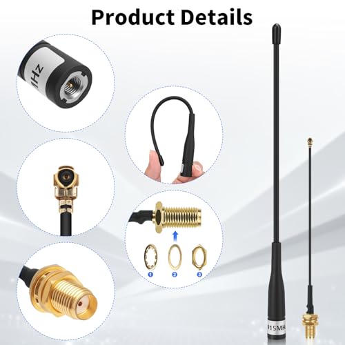 1Pcs 915MHz LoRa Antenna 10dBi Gain for Meshtastic Long Range - color: 1pcs-40cm