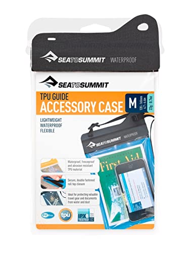 Sea to Summit Waterproof TPU Accessory Case - color: Black, size: Medium (6.5 x 5 inches)