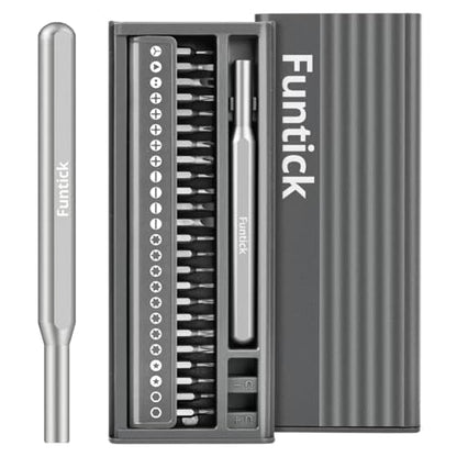 26 in 1 Small Precision Screwdriver Set, Professional Magnetic Mini Repair Tool Kit for Phone, Computer, Watch, Laptop, Macbook, Ring Doorbell, Eyeglass, Electronic, [Bearing Steel] Screw Driver