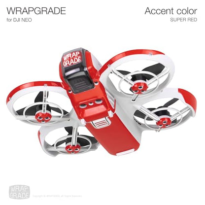 Wrapgrade for DJI NEO Accent Color Sticker (Super Red) - color: Super Red