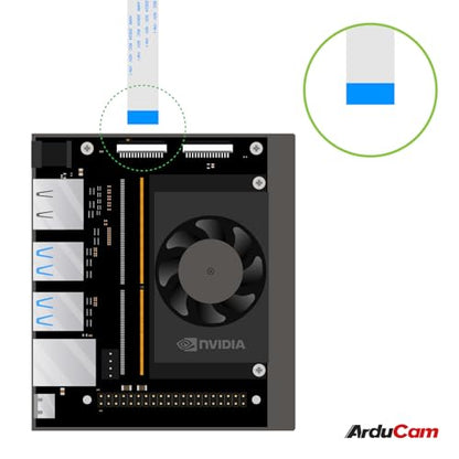 Arducam 8MP IMX219 Camera Module Compatible with NVIDIA Jetson Orin NX/AGX Orin, Fixed Focus - size: Fixed Focus