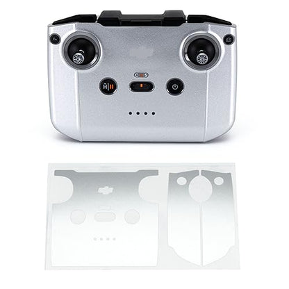 WRAPGRADE Skin Stickers Compatible with DJI RC-N2 (Airforce Silver) - color: AIRFORCE SILVER