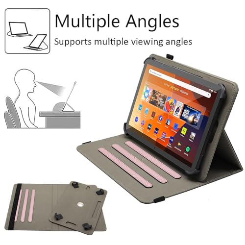 Universal 10 10.1 11 Inch Android Tablet Case Cover for 9.6-11 Inch Tablet - color: Pink