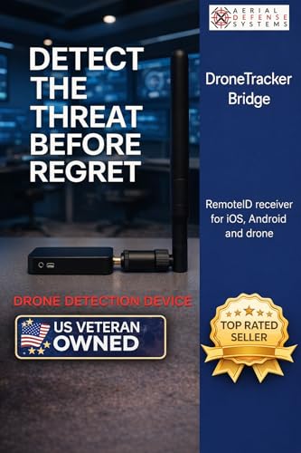 Drone Tracking Detection Kit – Real-Time Drone Detection & Logging, Situational Awareness + Recorded Evidence
