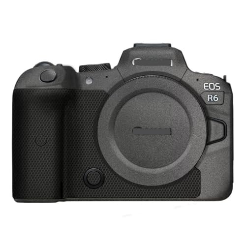Camera R6 Skin for Canon EOS R6 EOSR6 Anti-Scratch Vinyl Wrap Cartoon Film Body Protector Coat Photography Accessories Sticker (Deep Gray) - color: Deep Gray