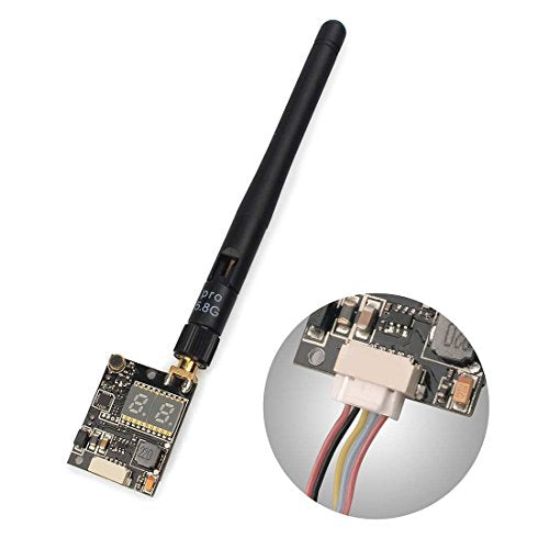 AKK KC03 2.8MM 120 Degree 800TVL NTSC Switchable Camera with 600mW FPV Transmitter