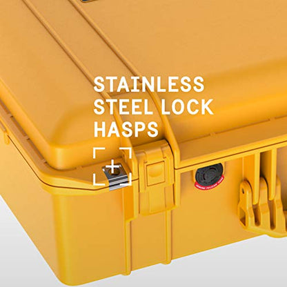 Pelican Air 1555 Case No Foam - Yellow - color: Yellow, size: No Foam