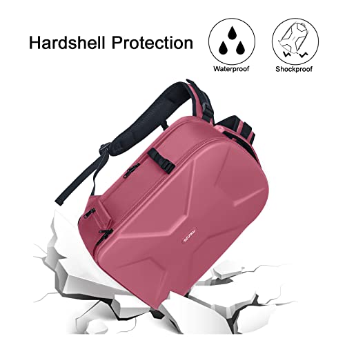 MOSISO Camera Backpack, DSLR/SLR/Mirrorless Photography Camera Bag - color: Dusty Rose