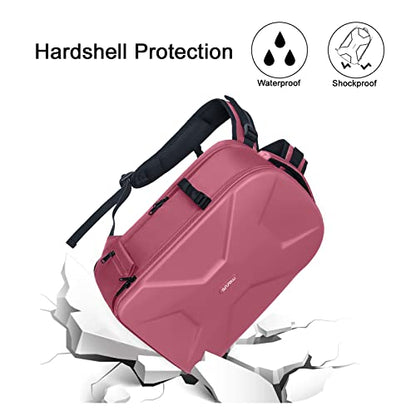 MOSISO Camera Backpack, DSLR/SLR/Mirrorless Photography Camera Bag - color: Dusty Rose