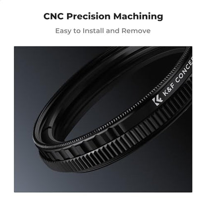 K&F Concept 40mm Ultra-Slim CPL Circular Polarizer Dashcam Filter for E1, E2, E3, E1 Lite, S1 Pro, N4 Pro N5 Dashcam, Reduce Glare and Reflection, Enhance Contrast
