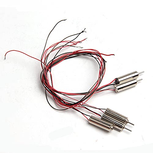 Acxico 5Pcs 4mm Mini Micro DC 3V 60000RPM high Speed Hollow Cup Coreless Motor RC Drone