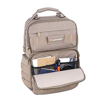 VANGUARD VEO Range T48 Backpack for Pro DSLR/Mirrorless Cameras, Tactical Style – Beige - style: Veo Range T48 Bg
