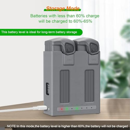 Grey Drone Battery Charger Two Way Hub Intelligent Charging for DJI Mavic 4 Pro Spare Part Accessory
