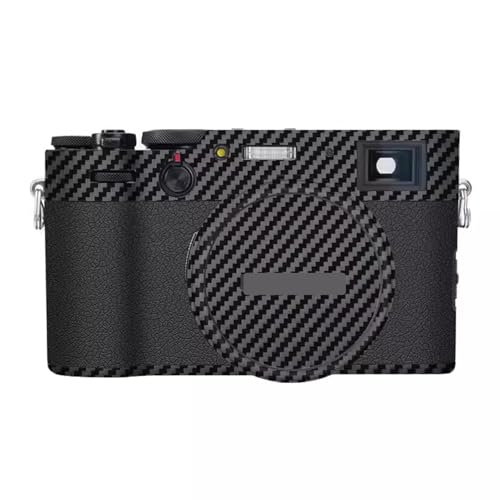 Anti-Scratch Camera Cover Skin Sticker for Fujifilm X100V Protector Vinyl Film Skin Protective Decoration(Carbon Fiber Black) - color: Carbon Fiber Black