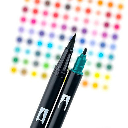Tombow 56237 Dual Brush Pen Art Markers, Very Berry, 6-Pack