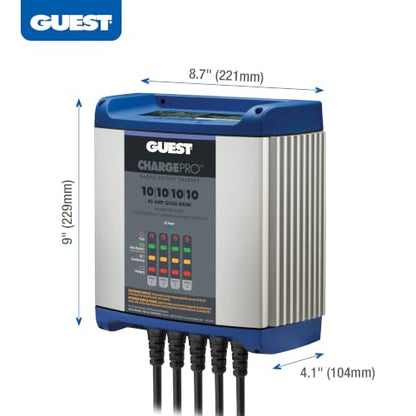 Guest 2710A Guest On-Board Battery Charger 10A / 12V; 1 Bank; 120V Input - style: ChargePro 10