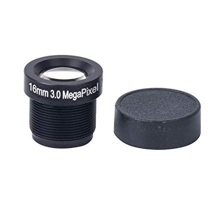 CCTV Security Camera 1/3" F2.0 16mm Focus Length 21 Angle Fixed IR Board Lens - color: 16mm