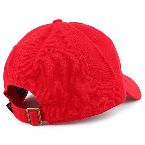 Trendy Apparel Shop Youth Drone Pilot Adjustable Soft Crown Baseball Cap - color: Red