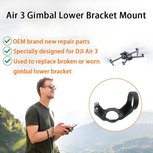 Air 3 Lower Bracket Replacement Gimbal Camera Roll Arm Lower Mount R-axis Repair Parts for DJI Air 3 Drone