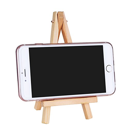 EBOOT 24 Pack Mini Wood Easels 6.25 Inch Tabletop Stand for Canvas Photo - size: 6.25 Inch