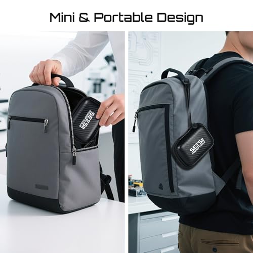 Seesii 2.8" NanoVNA-H Protective Case, EVA Hard Shell Storage Pouch - size: 2.8 inches
