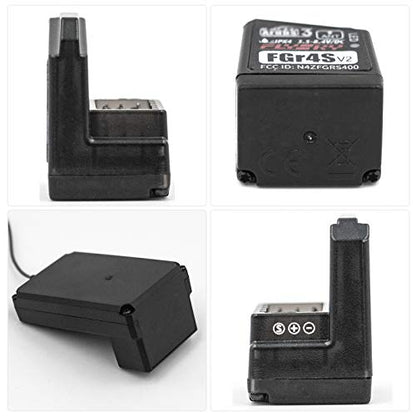Flysky FGR4S V2 Receiver AFHDS 3 Built-in Single-Antenna Bidirectional PWM/PPM/IBUS Output Receiver for Flysky NB4 PL18 RC Transmitter