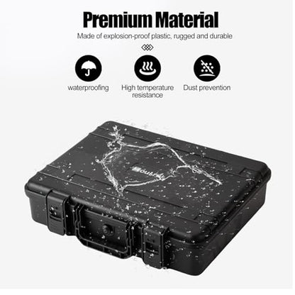 Hard Case for 11-16inch Gaming Laptops & Accessories - Heavy Duty Storage Case with Pull & Pluck Foam Layer Compatible Electronics, Guns, Cameras,Drones, Tools,and Other Gear