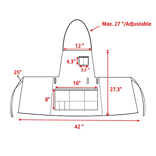FreeNFond Artist Apron for Arts Women Men Canvas Painting Aprons - color: Grey