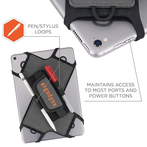 Ergodyne Squids 5549 Tablet Holder with Detachable Shoulder Strap, Mobile Device Solutions