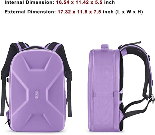 MOSISO Camera Backpack, DSLR/SLR/Mirrorless Photography Camera Bag - color: Purple