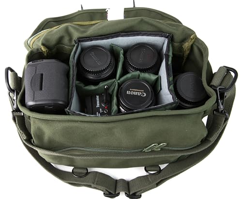 Domke F-6 Little Bit Smaller Camera Bag, Carry Tech & Everyday Essentials - color: Olive