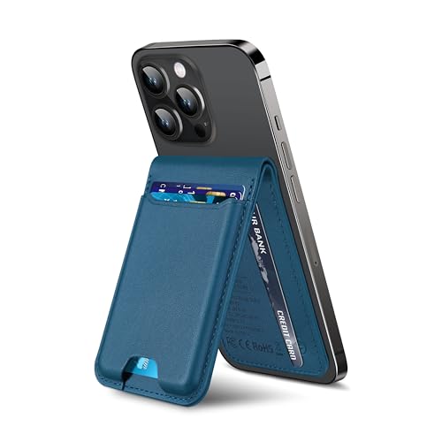 ExtreLife for Magsafe Wallet, Works with Apple Find My, 6 Cards Holder - color: Dark Blue